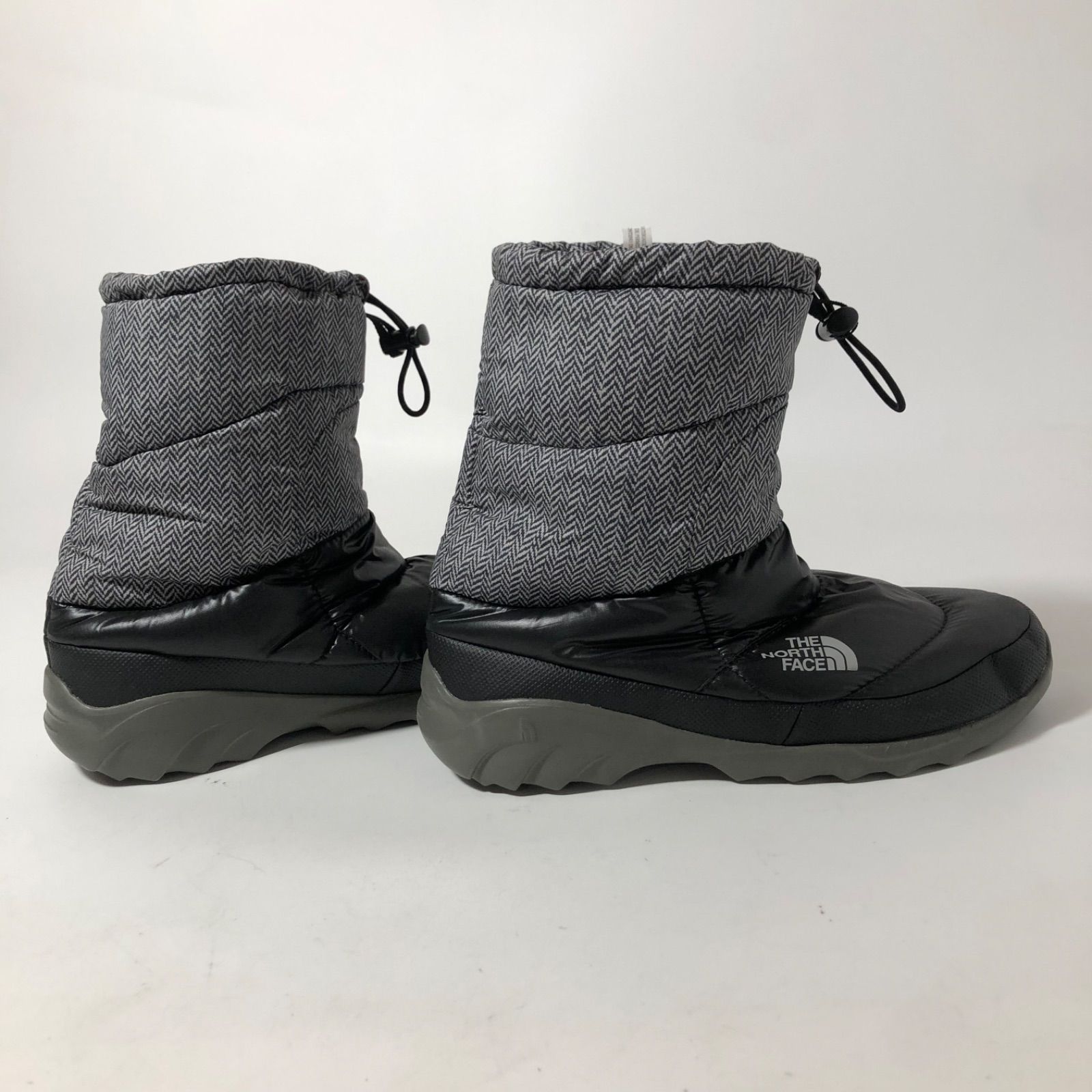 M1217-20-5 THE NORTH FACE ノースフェイス　ダウンブーツ　27cm メンズ　ブラック　模様