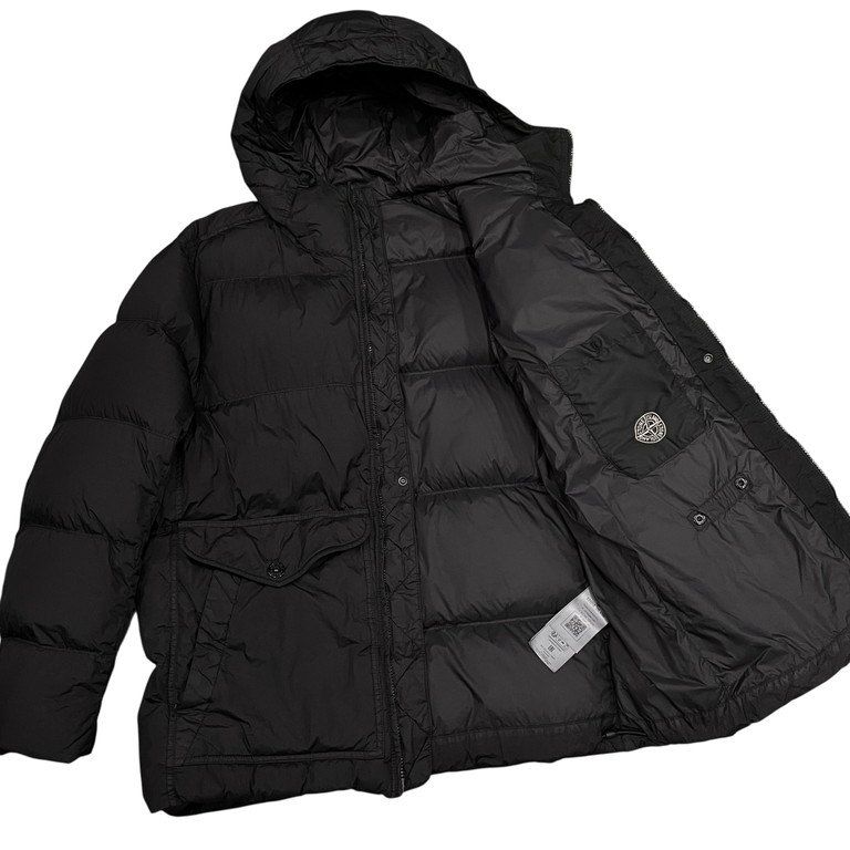 STONE ISLAND 24AW GARMENT DYED CRINKLE REPS R NY DOWN ナイロン  