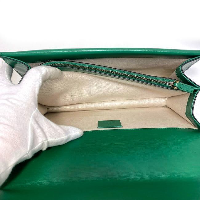 グッチ ディオニュソス チェーン ショルダーバッグ グリーン ホワイト