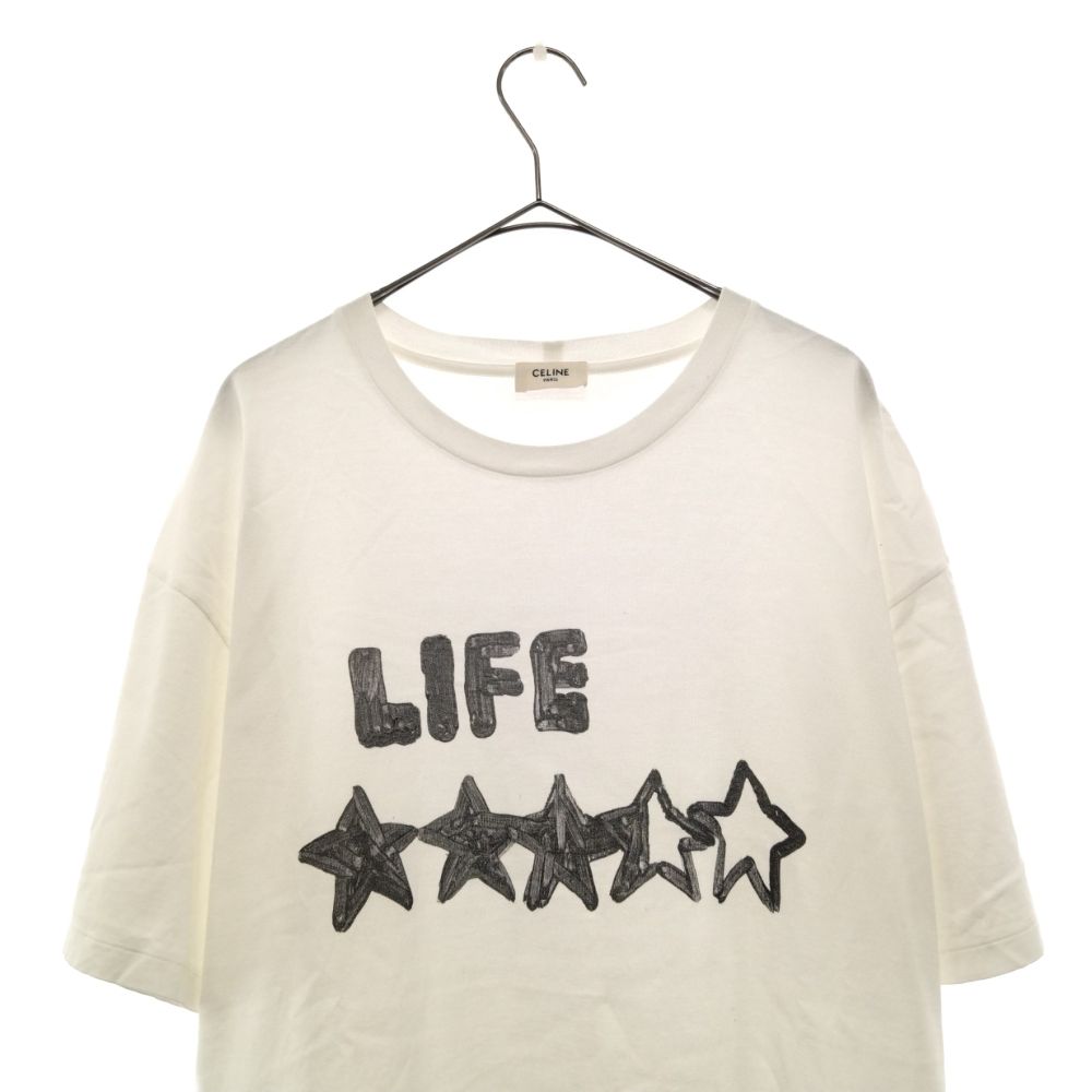 CELINE セリーヌ 21AW LIFE STAR PRINT TEE 2X796501F ライフスター