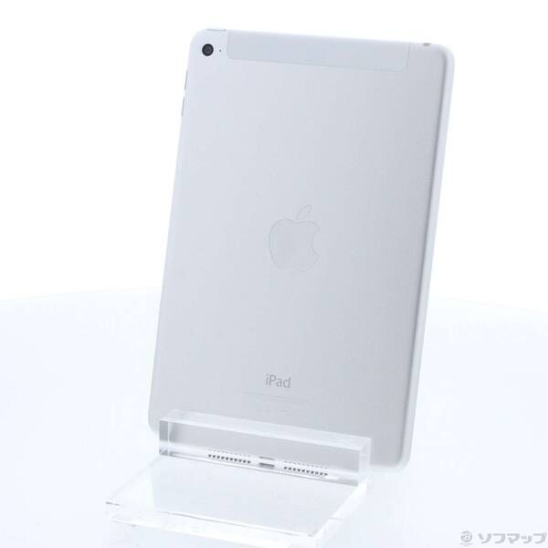 タブレット iPad Mini 4 128GB Silver 箱付き Wi-Fiモデル