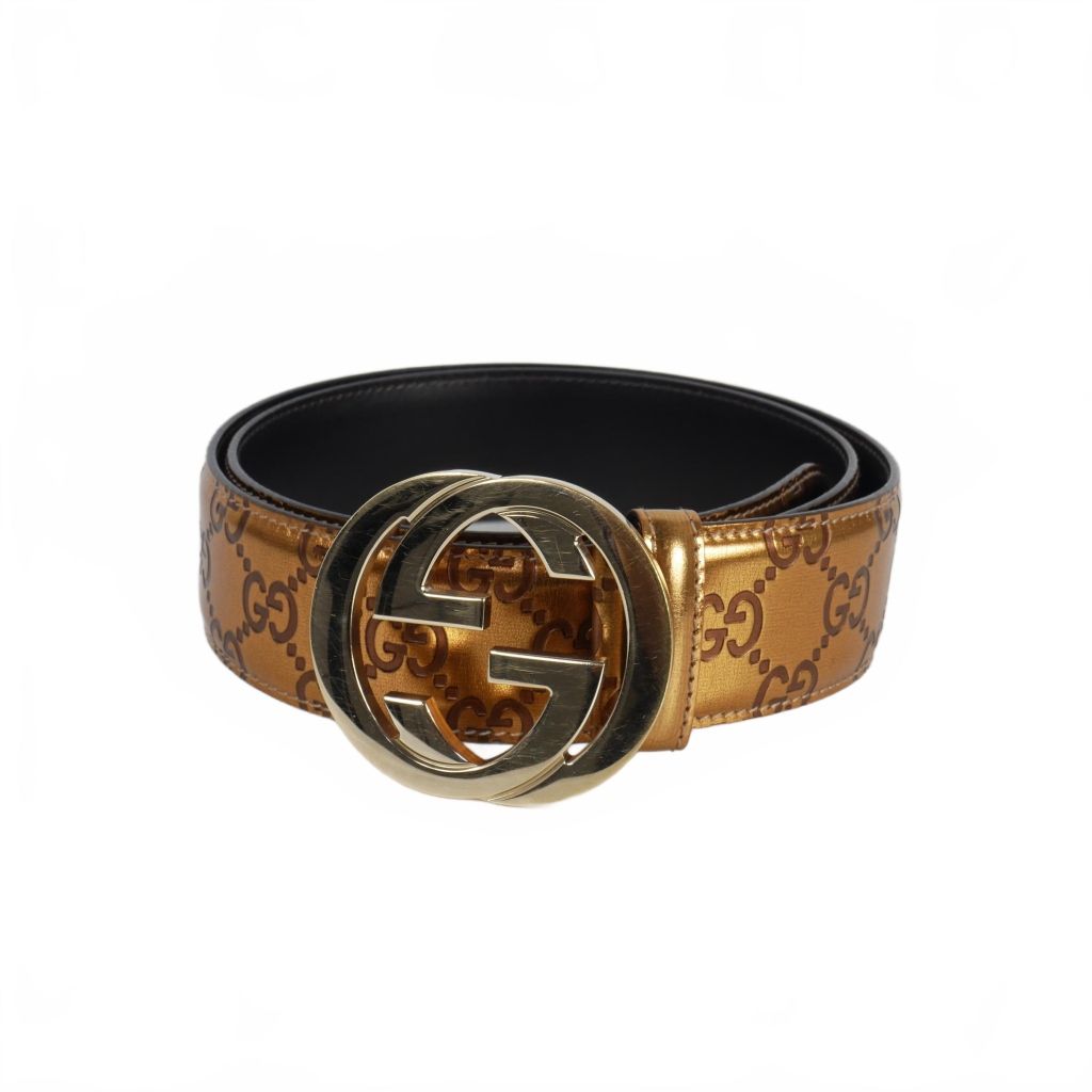 グッチ GUCCI GGバックル ロゴ レザー ベルト コレクション 85