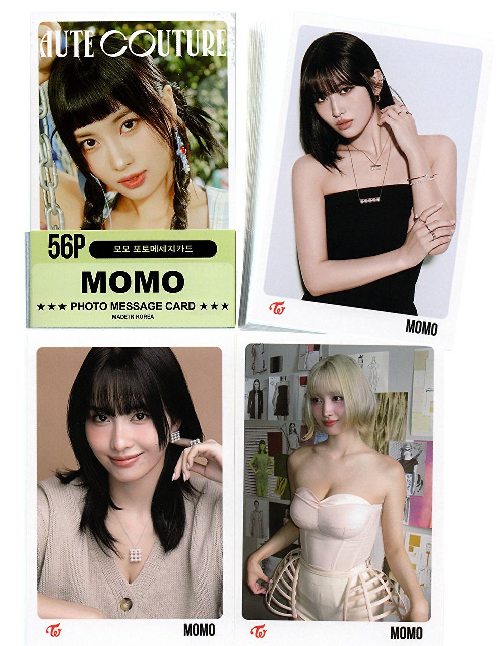 TWICE MOMO モモ グッズ フォトメッセージカード 56枚 トレカ