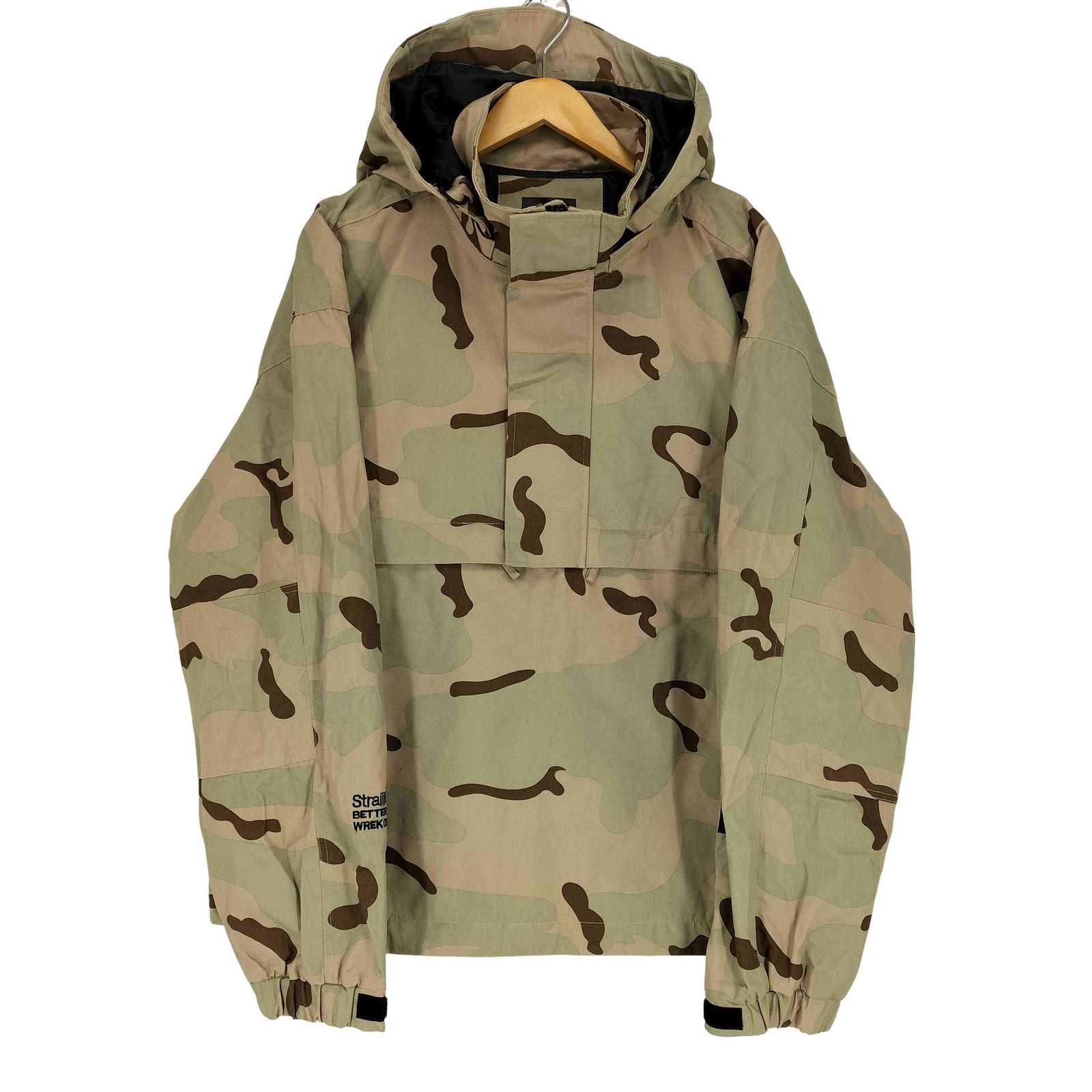 ストレイト STRAIIIGHT TEX-LOGO ANORAK JACKET 3C DESERT CAMO メンズ