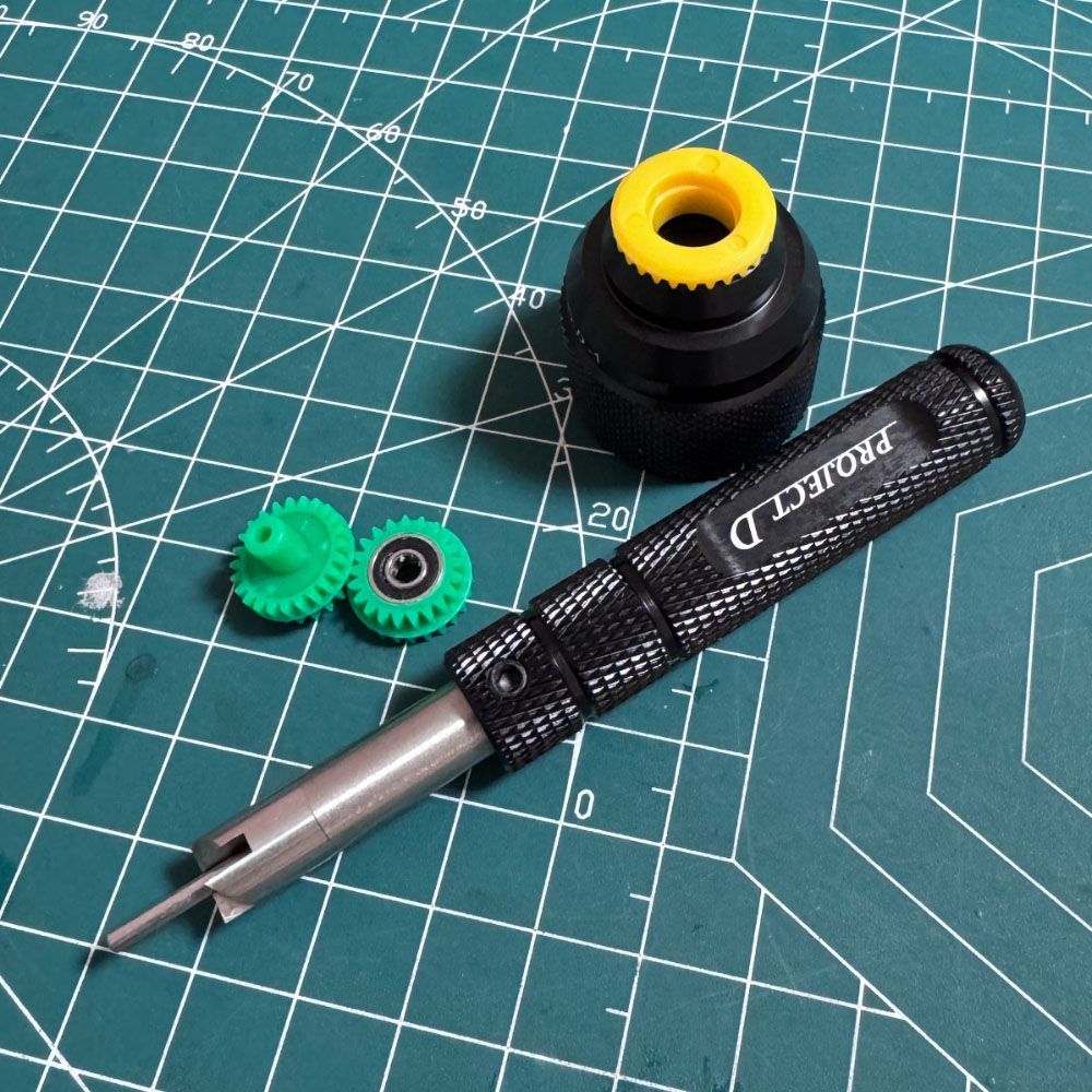 ミニ四駆用 3.5：1・3.7：1 ギヤ Project D 中空ギヤ歯切りツール