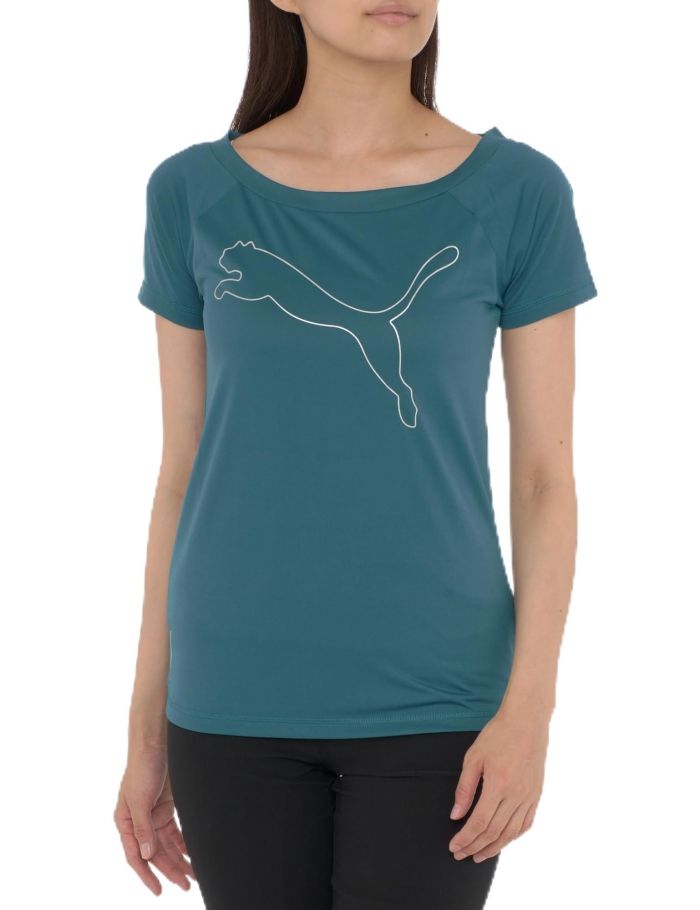 【新品・5営業日で発送】PUMA プーマ FAVORITE_CAT_SS_Tシャツ (522853) 色 : COLD_GREEN サイズ : M 