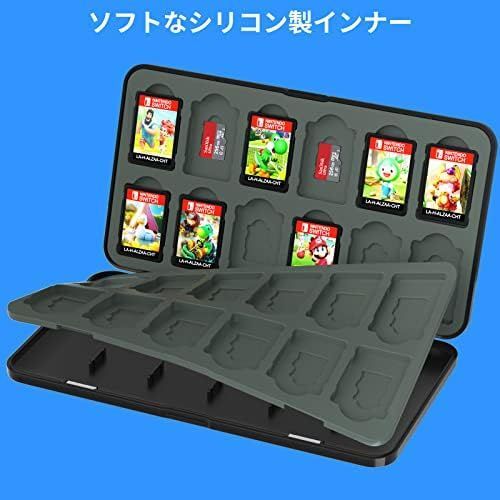 新品※未使用] switch ソフトケース カードケース 24枚ゲーム