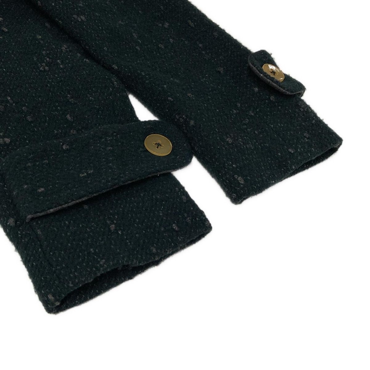 ダークグリーン×グレー 長袖|冬