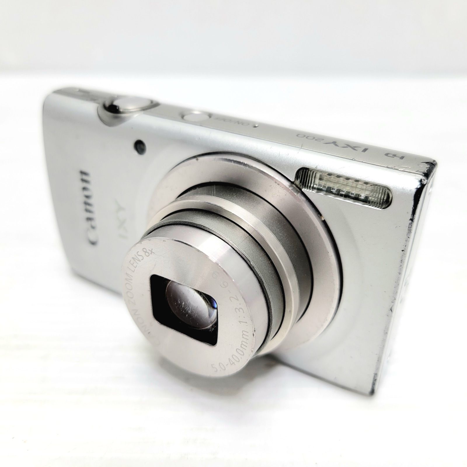 動作品】Canon IXY 200 コンパクトデジタルカメラ シルバー