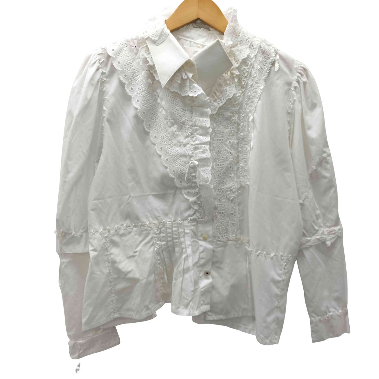 keisukekanda ケイスケカンダ リボン結びのガーゼシャツ 希少