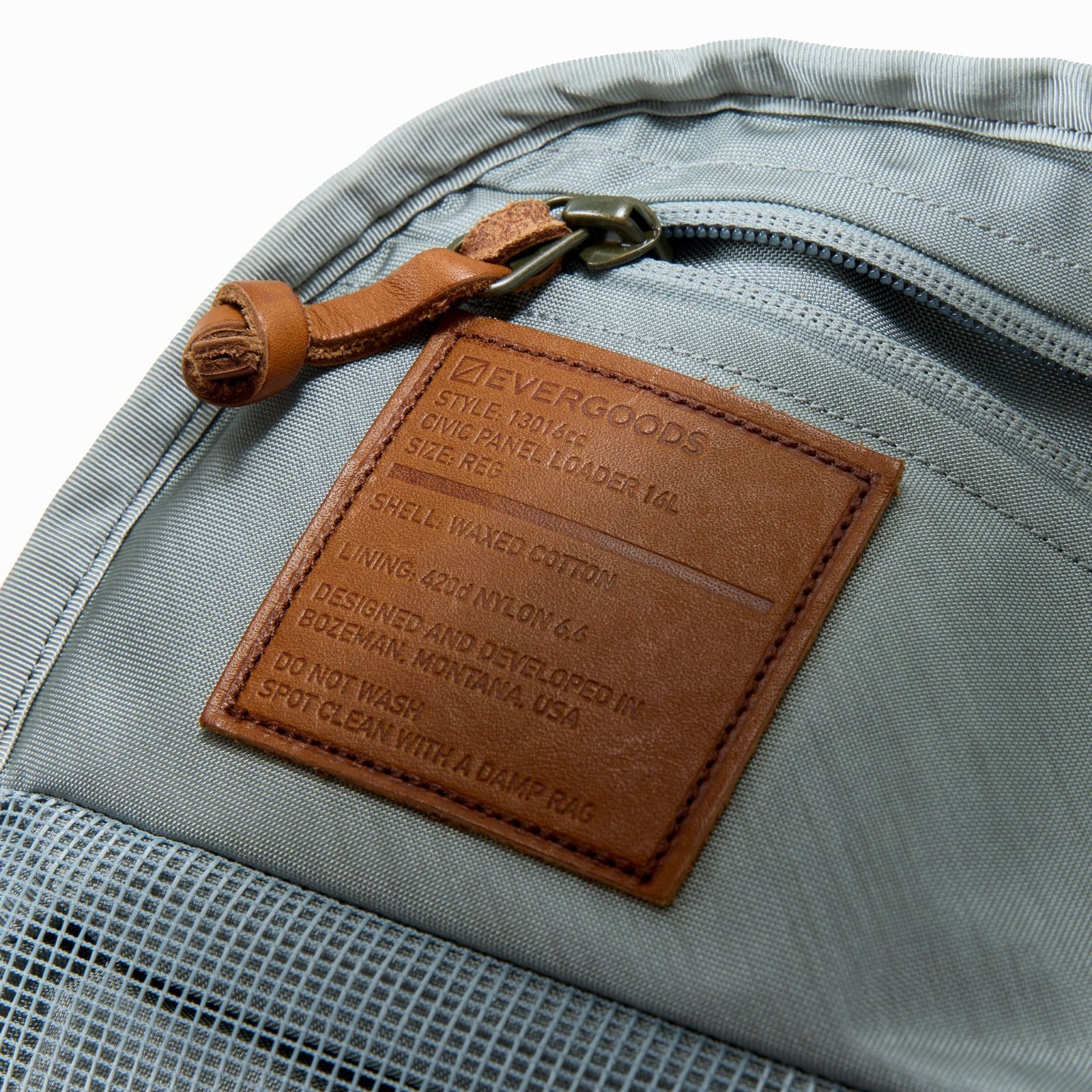 新品】EVERGOODS Civic Panel Loader 16L Waxed Canvas Waxed Tan 