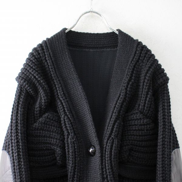 24 sacai サカイ黒 ニットカーディガン Vネック 長袖 24 sacai サカイ黒 ニットカーディガン Vネック 長袖 WOMEN