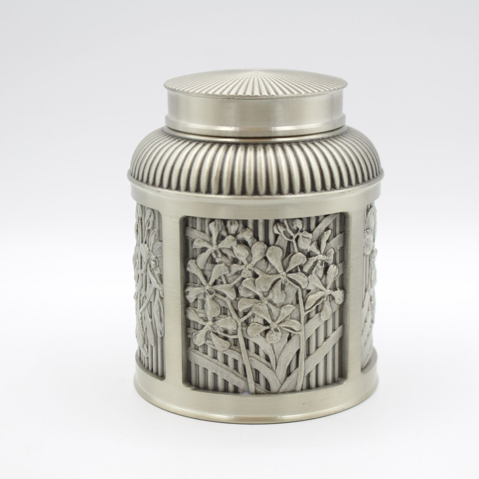 528)【美品】ロイヤルセランゴール 茶筒 錫 ピューター Royal Selangor