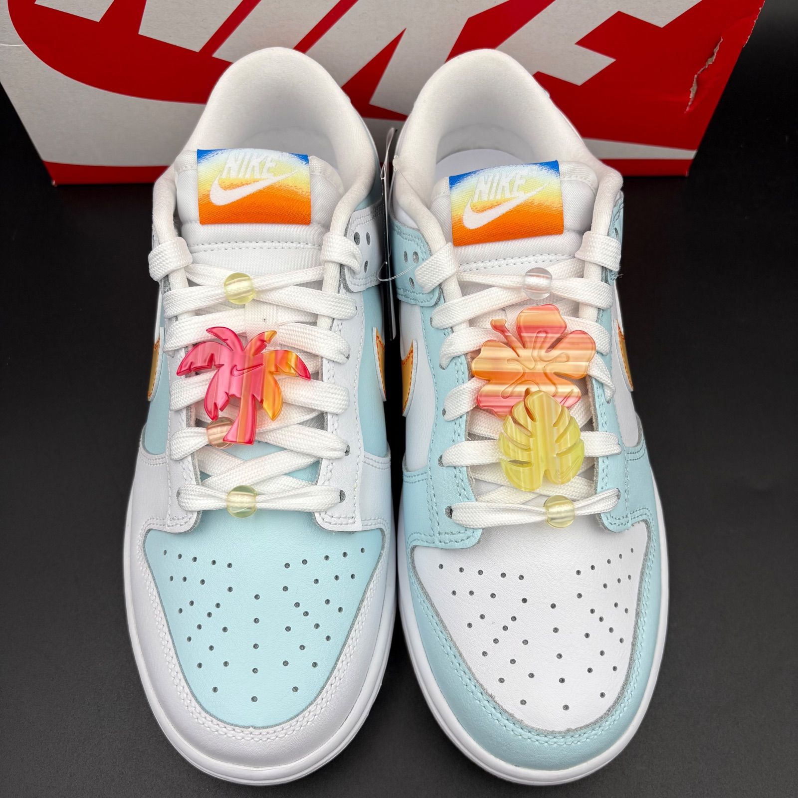 23cm Nike Women s Dunk Low LX Hawaii Glacier Blue ナイキ ウィメンズ ダンク ロー LX ハワイ グレイシャーブルー IB8877-191 スニーカー