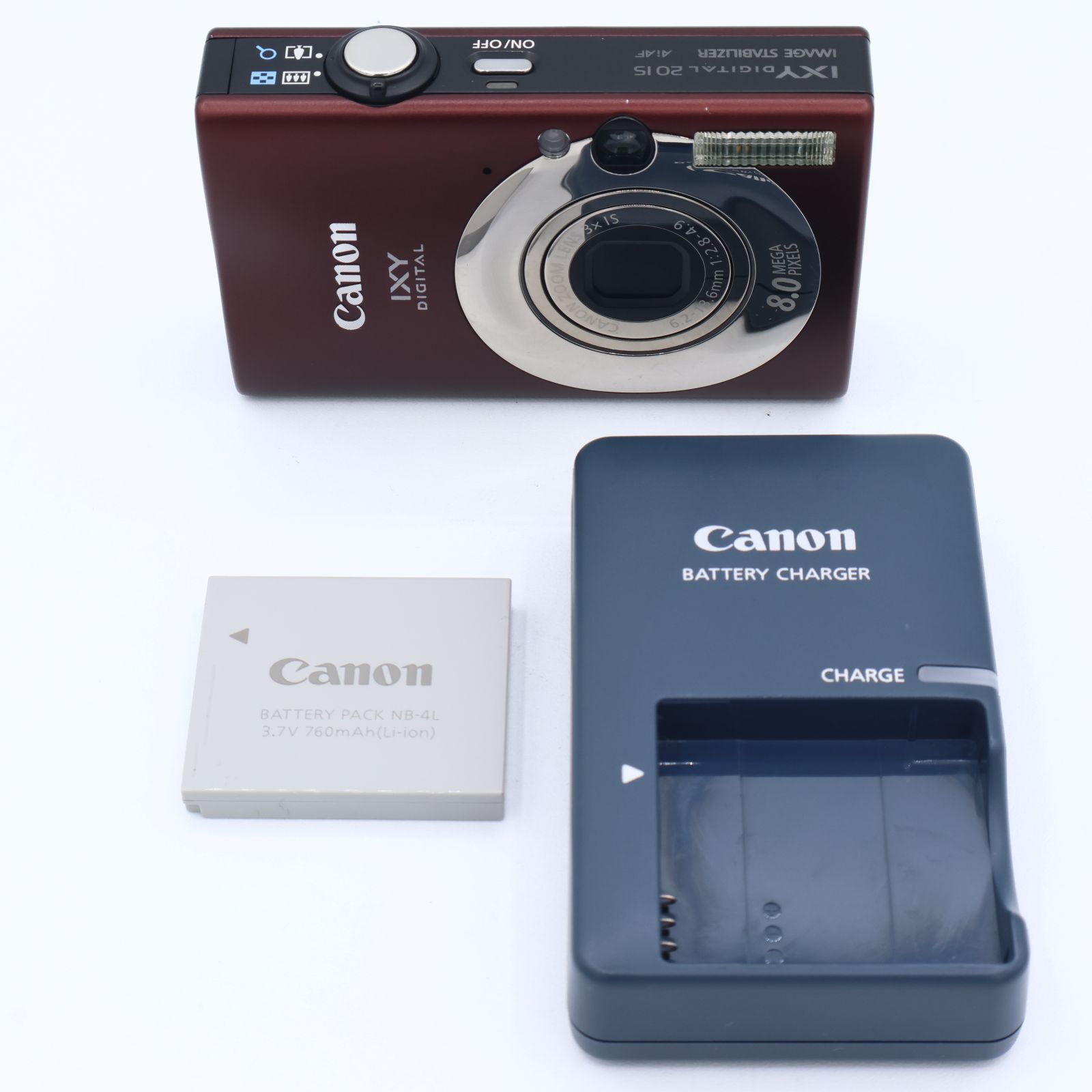 Canon デジタルキヤノン デジタルカメラ IXY イクシ DIGITAL 20 IS ブラウン IXYD20IS BW 251010_6314014392