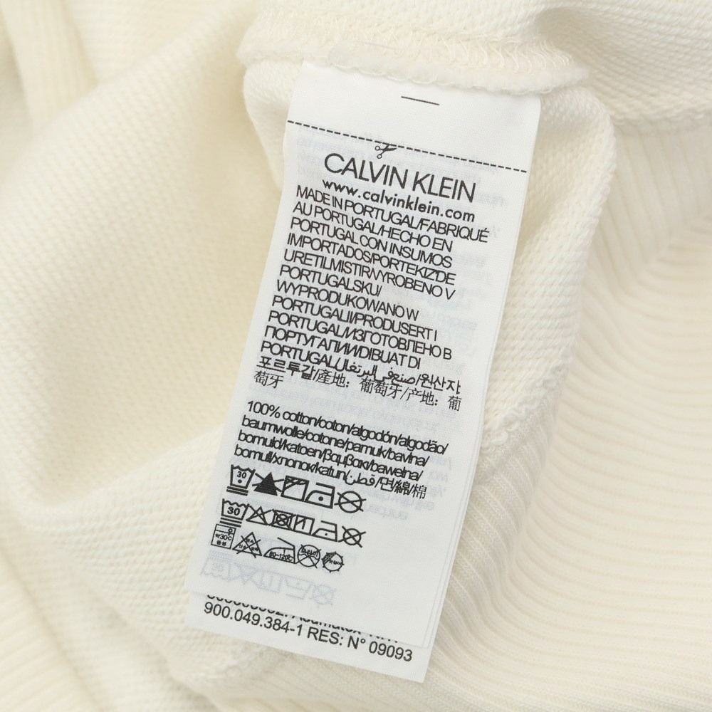【中古】カルバンクライン Calvin Klein × Heron Preston コットン スウェット オフホワイト系【サイズM】【メンズ】-4