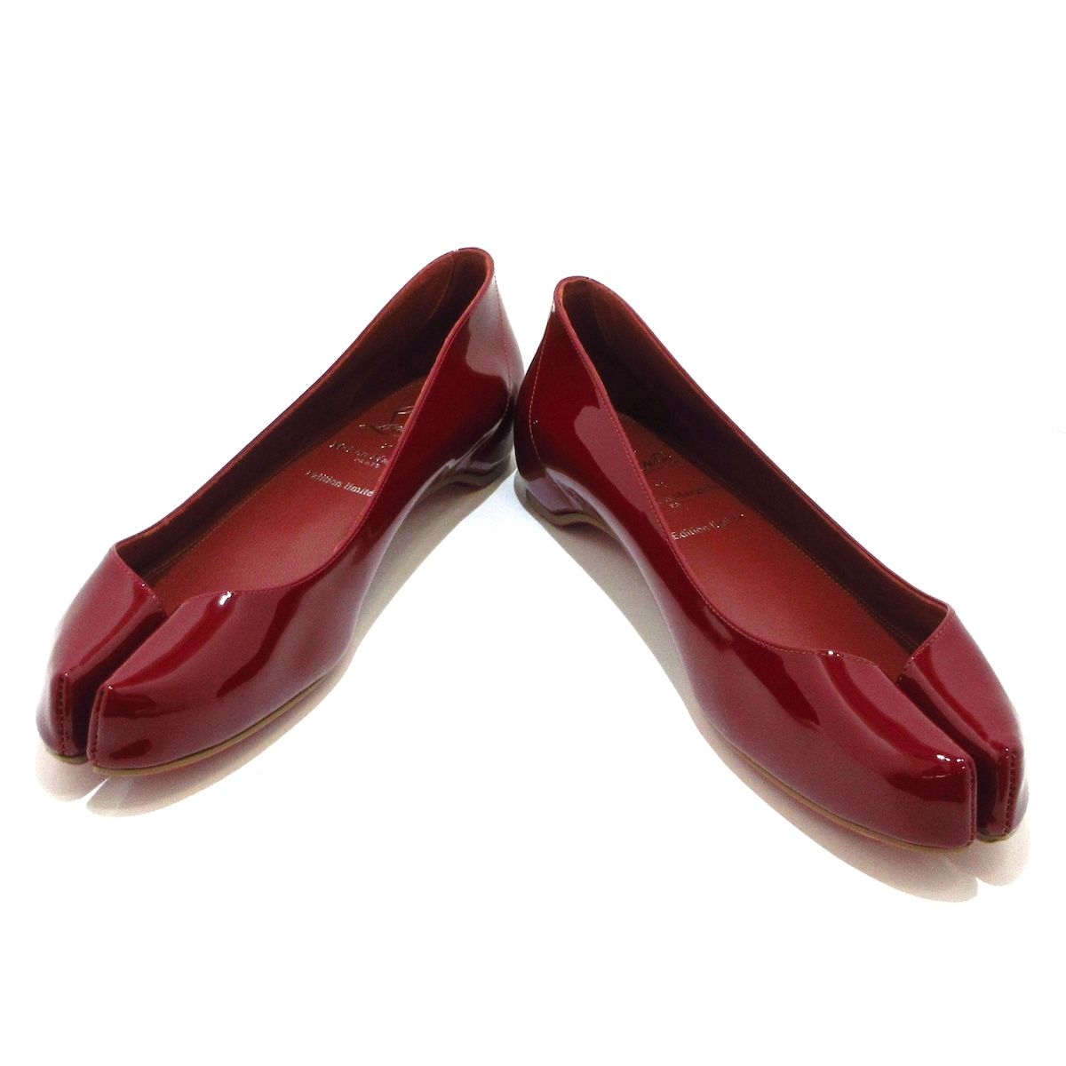 Christian Louboutin ゴールド フラットシューズ 38 Christian Louboutin - クリスチャンルブタン CHRISTIAN