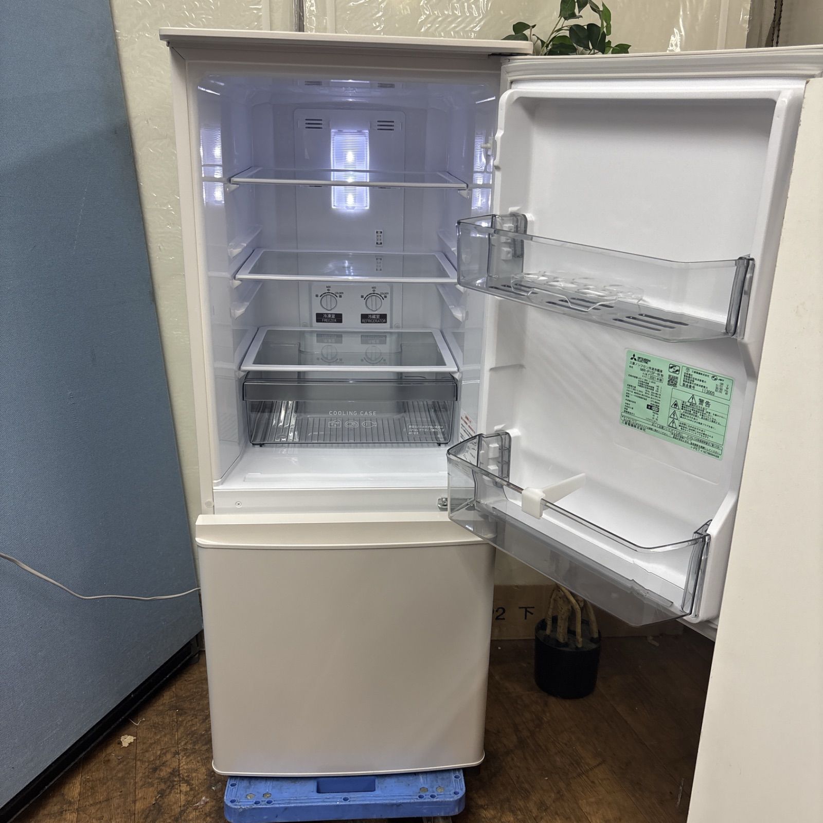名古屋近郊限定送料設置無料2021年製三菱電機冷蔵庫146L I454 🌈 名古屋市近郊配送設置無料！ MITSUBISHI 冷蔵庫 (146L