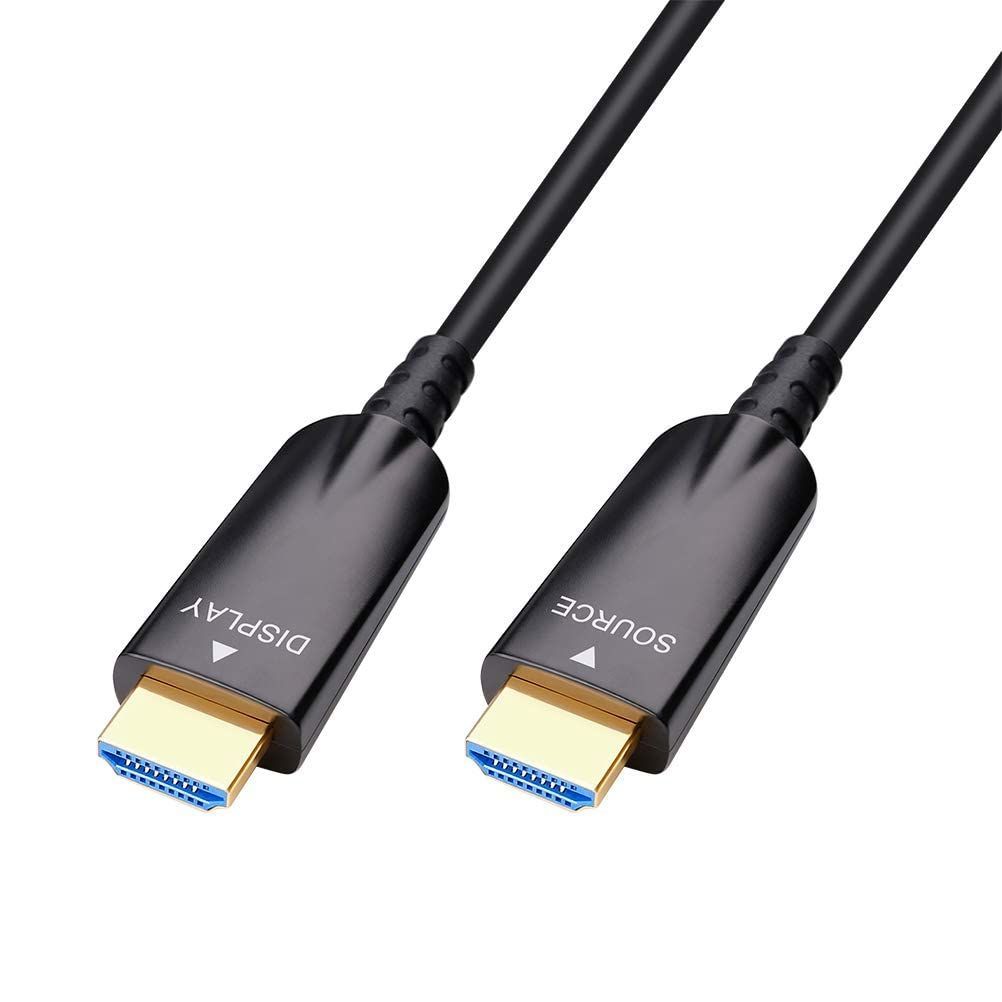 【数量限定】やわらか スリム 延長 ハイスピード 60Hz 1080p 30Hz 長距離配線 4K 100m HDMI光ケーブル DTECH