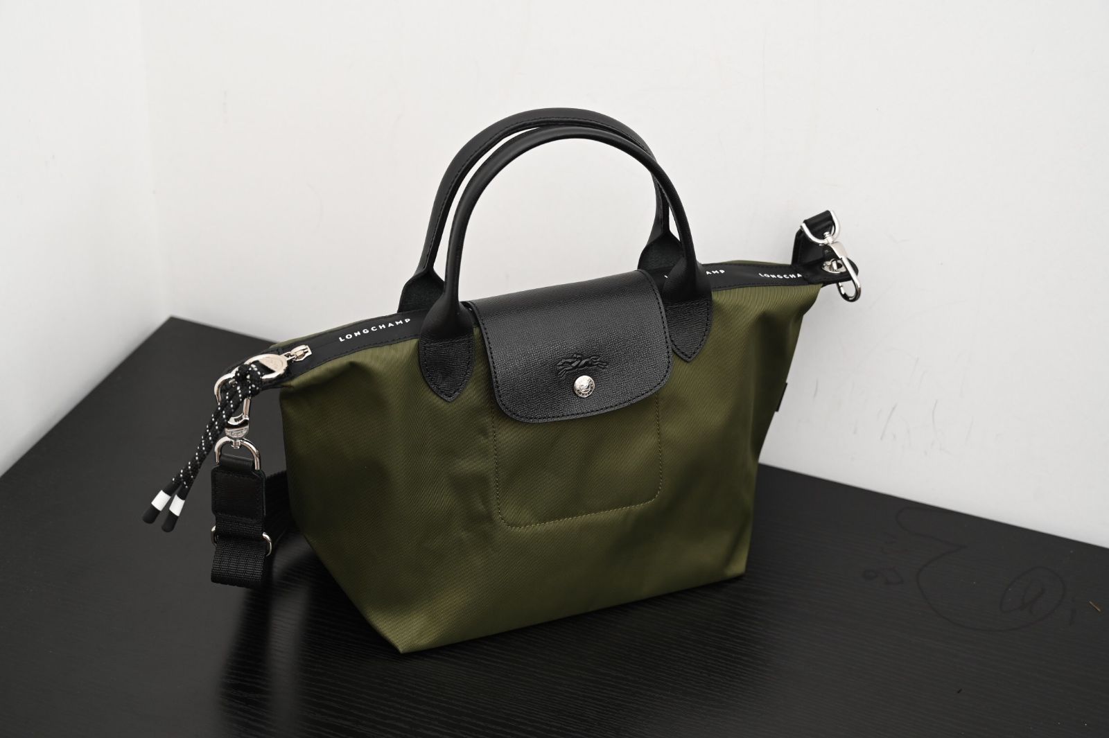 LONGCHAMP ロンシャン ル プリアージュ エナジートップハンドルバッグ  プリアージュ 2WAY ショルダーバッグ ハンドバッグ S グリーン