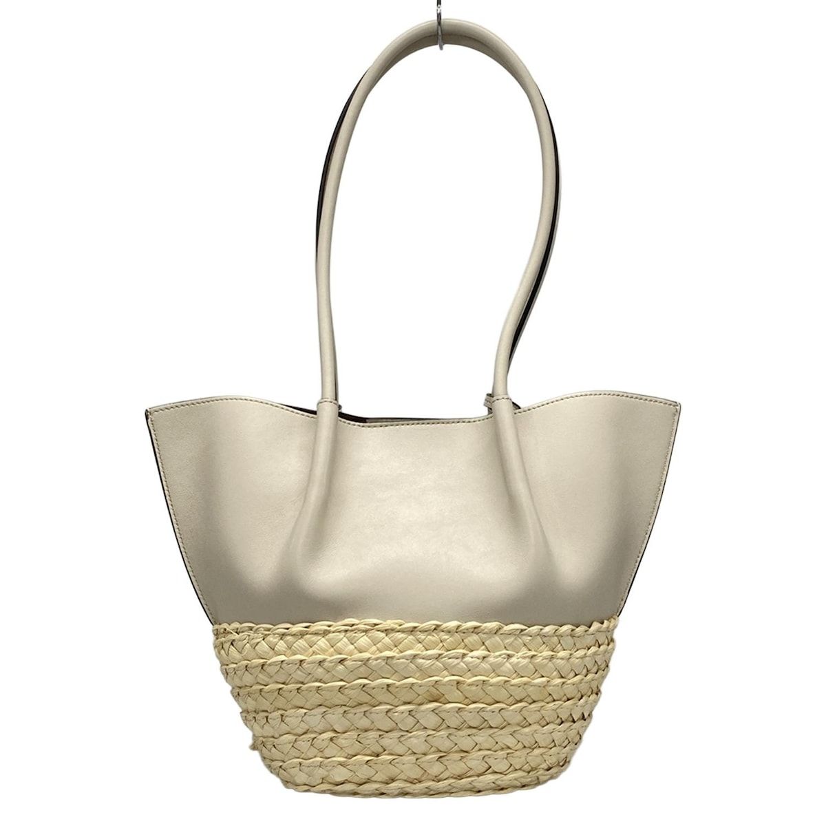 トッズ TOD’S ストロー＆レザー ショッピング XBWBUXA0200UBY Woman マルチカラー ストロー＆レザー ショッピング バッグ