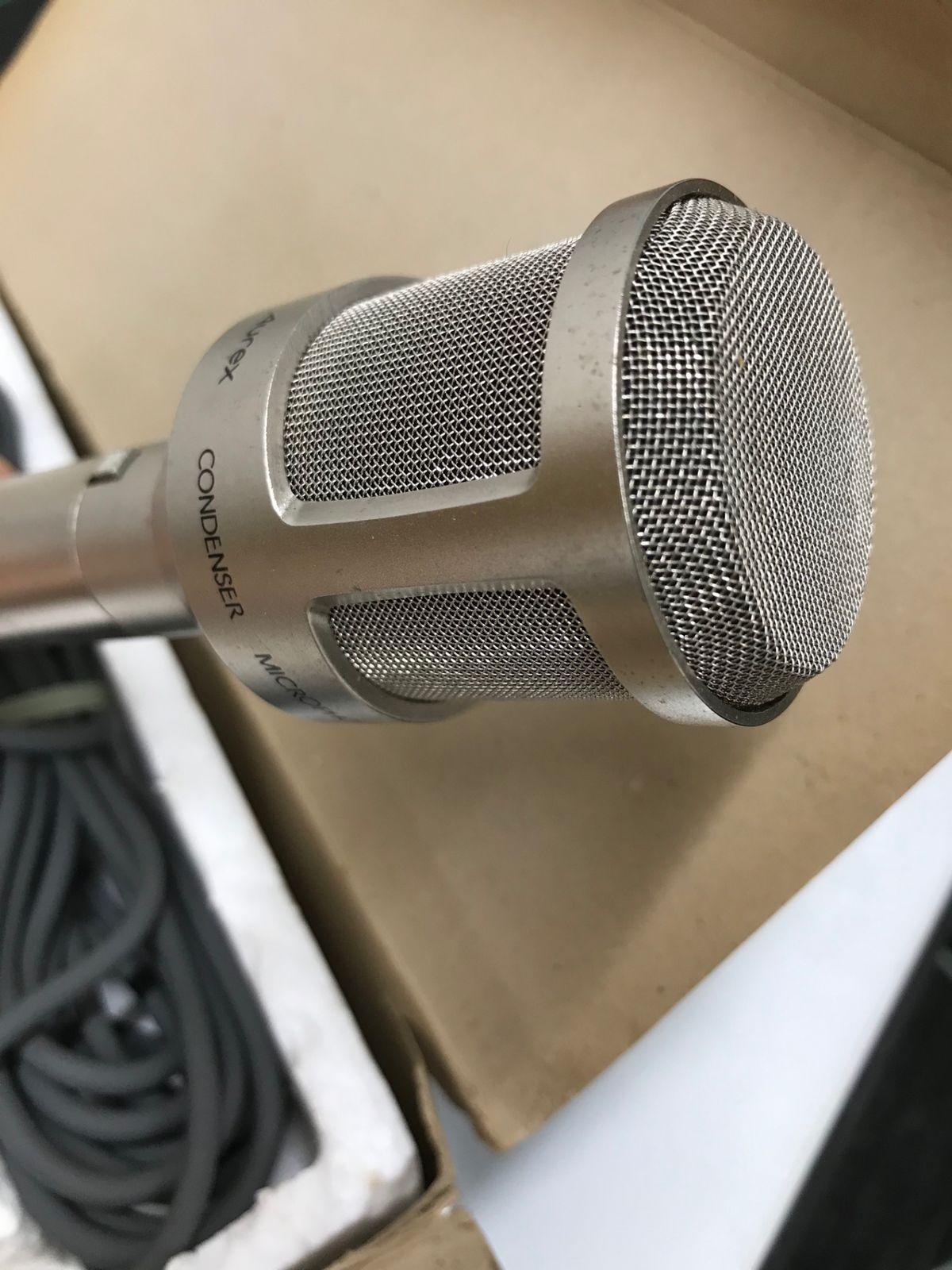 Aurex コンデンサーマイクロフォン マイク EM-220 - メルカリ