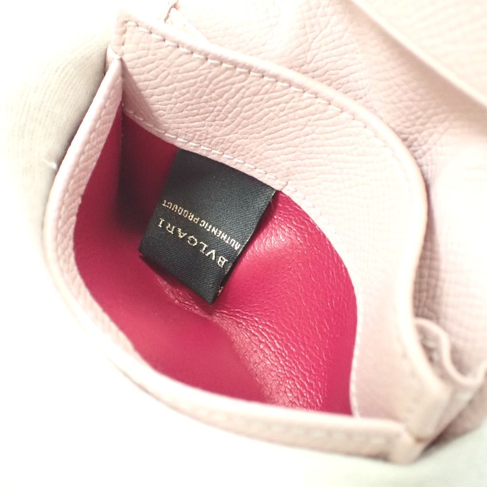 BVLGARI ピンク レザー 名刺入れ 【公式通販】