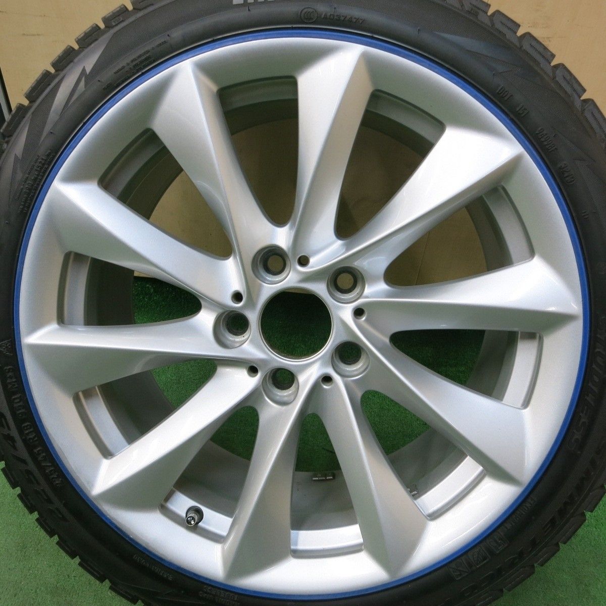 キレイ 1本 BMW F30 F31 3シリーズ 純正 225 45R18 スタッドレス ピレリ アイスアシンメトリコ プラス PCD120 5H 5030402ナス