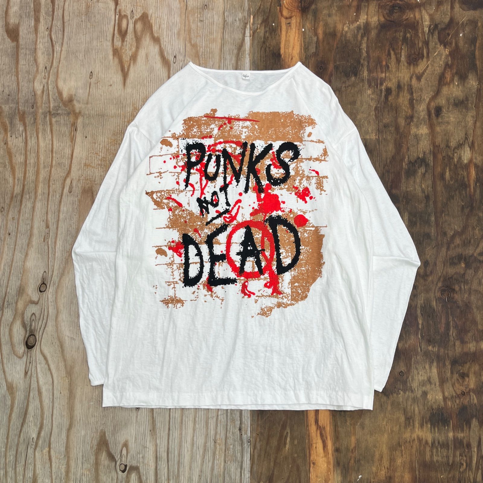 The Exploited ジ・エクスプロイテッド ロンT 長袖 Tシャツ ホワイト 