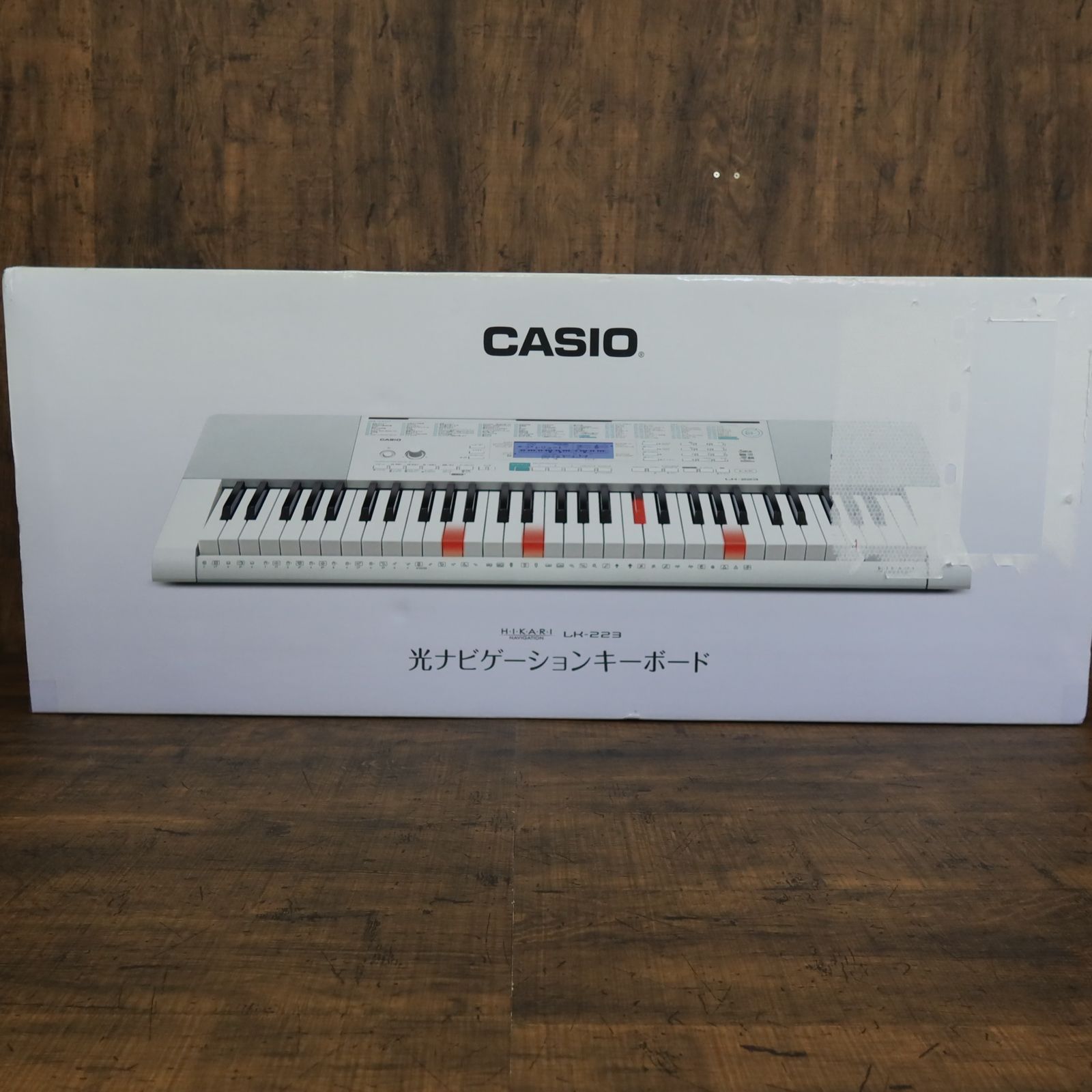 新品・未使用☆CASIO カシオ 光ナビゲーションキーボード LK-223