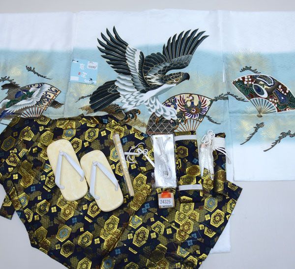 茶入 | 古美術ささき c668 茶入 高取耳付 荒磯金襴 笹蔓緞子 鬼丸雪山