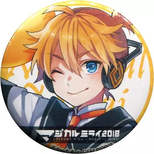 鏡音レン マジカルミライ 2018 缶バッジ 中古】バッジ・ピンズ(キャラクター) 鏡音レン 「初音ミク マジカル