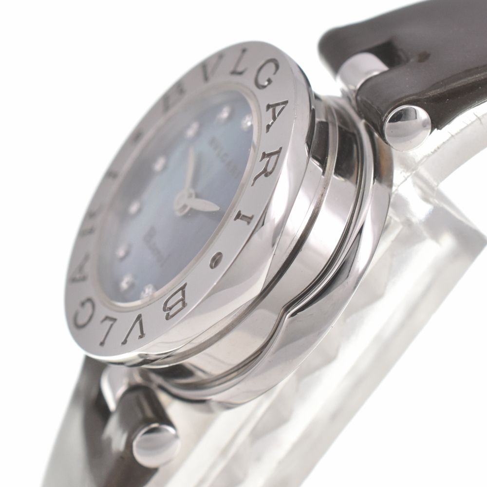 ブルガリ BVLGARI BZ22S B.zero1 12P ダイヤモンド SS/レザー