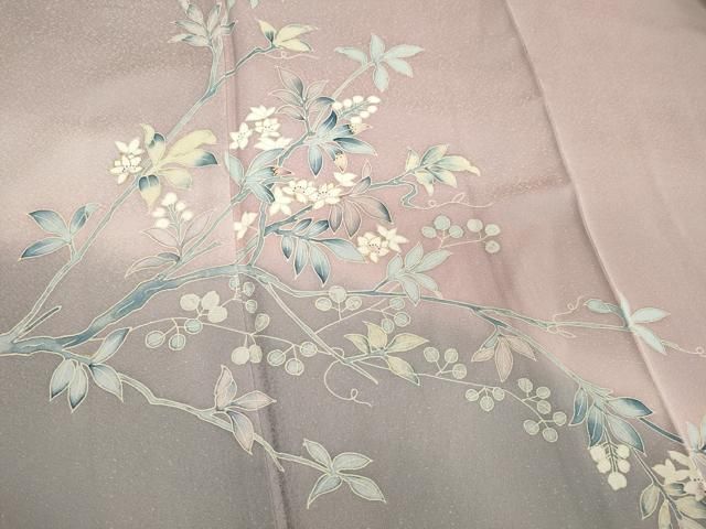 平和屋着物○訪問着 作家物 枝花文 暈し染め やまと誂