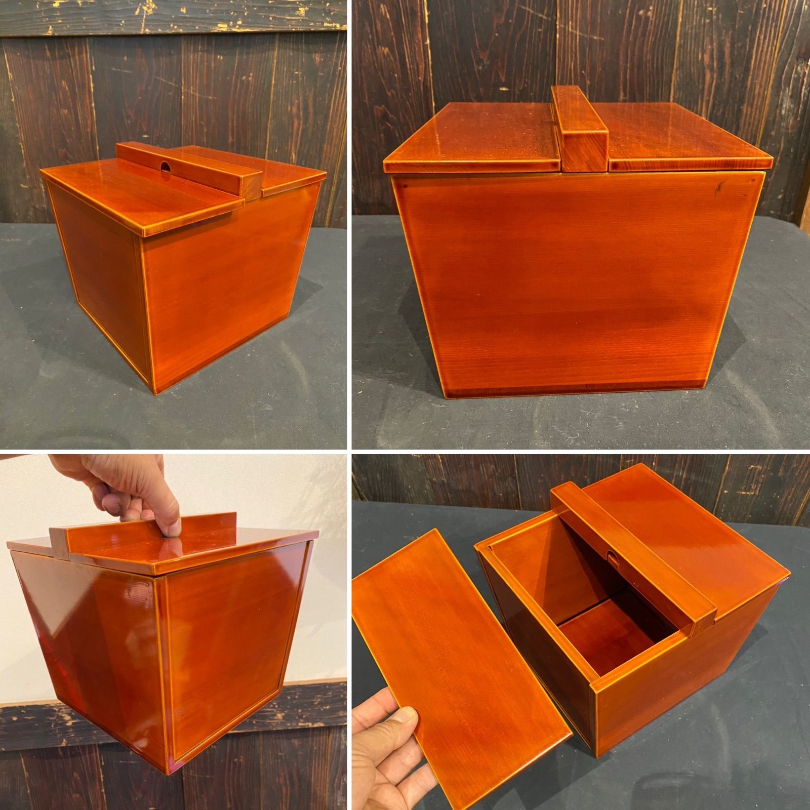 釣瓶水指 春慶塗 茶道具 茶道具 飛騨 春慶塗 釣瓶水指(つるべみずさし