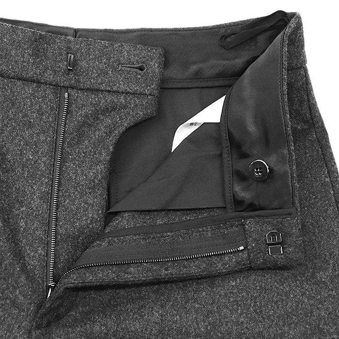 未使用】CELINE セリーヌ パンツ ガウチョ メルトン ウール100  