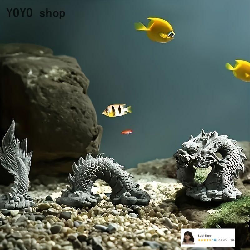 龍の置物 樹脂製 華 上り龍 龍神像 縁起物 恐竜 装飾品 家庭