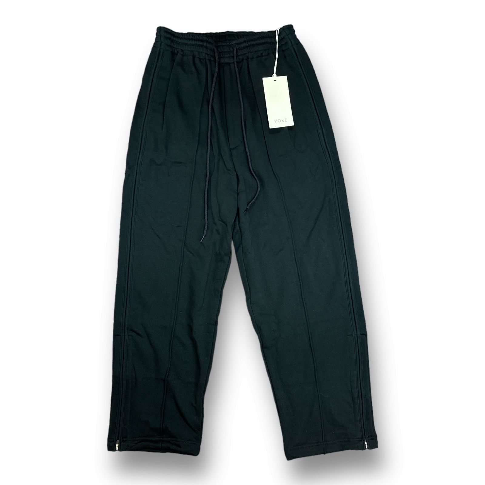 定価35200円 新品 YOKE 22SS PIPING LOUNGE PANTS パイピング ラウンジパンツ スウェット イージーパンツ ヨーク  YK22SS0339P オーシャンネイビー 1 47908A - メルカリ