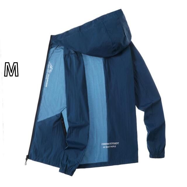 [M]メンズ ファッション 服 男性用 オシャレ シンプル 大人 かっこいい 大きいサイズ ストリート 紳士服 夏 アウトドア 冷感 日焼け防止 ジャケット ウインドブレーカー