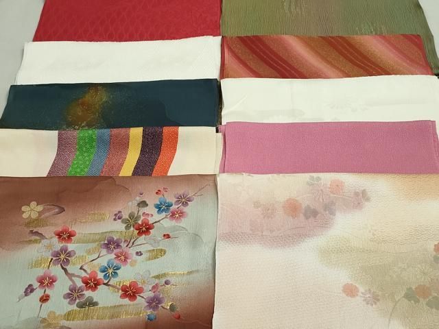 平和屋着物 和装小物 帯揚げ10枚セット 正絹 DAAV8231by