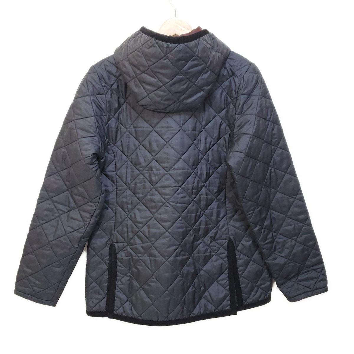 LAVENHAM ラベンハム ブルゾン サイズ40 M レディース - 黒 長袖 キルティング 中綿 春 秋