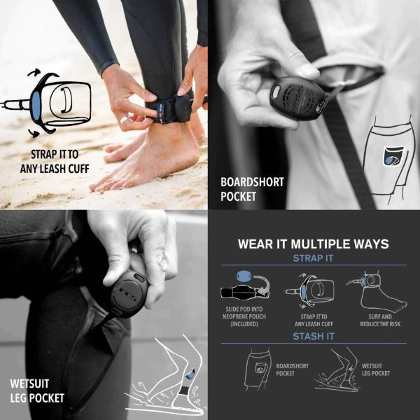  FCS POD X SHARKBANZ エフシーエス シャークバンズ サメ除け 鮫除け サーフィン サー 電源不要 サーフボードアクセサリー サーフィン ボディボード