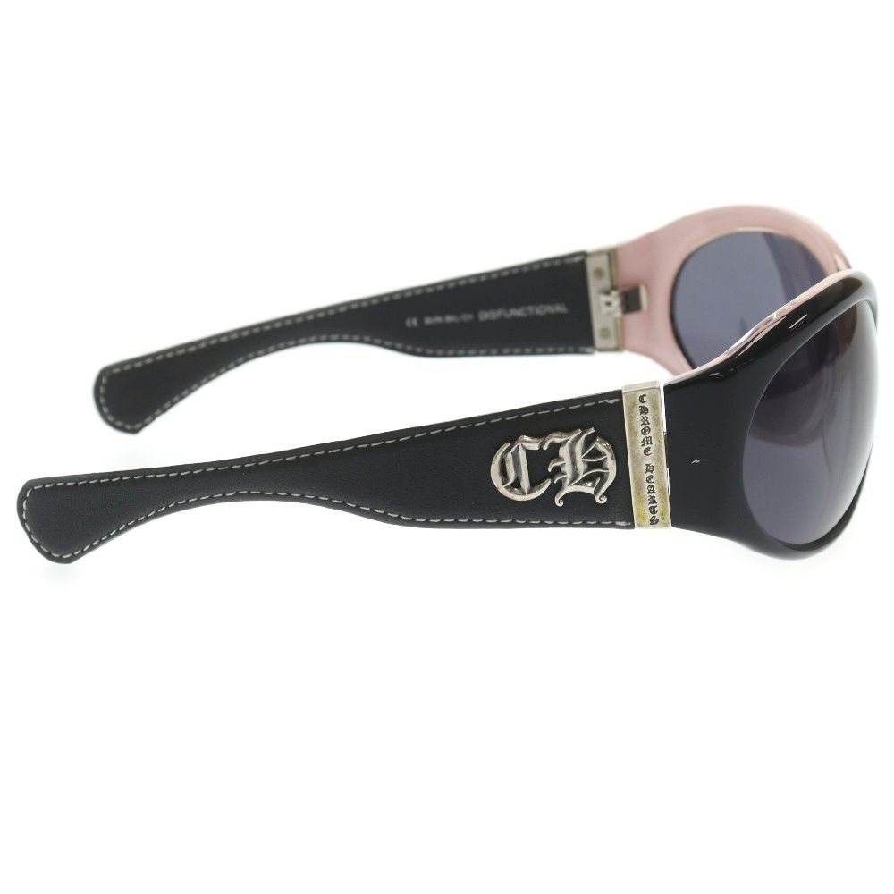 CHROME HEARTS クロムハーツDISFUNCTIONAL サングラス CHROME HEARTS (クロムハーツ) DISFUNCTIONAL レザーテンプル