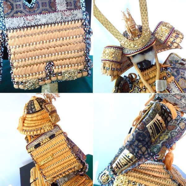 鎧兜　京都 豊泉作 ★京都 くみひも 新品未使用 新品 宮内庁御用達 最高級 京都 島津豊泉作 小木監製 大鎧 戦国武将