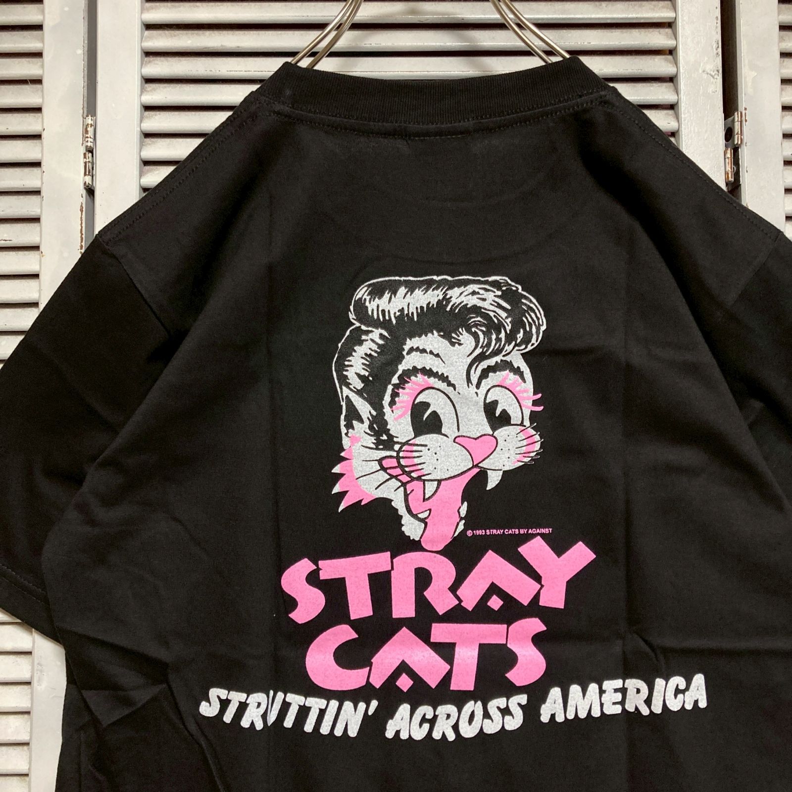 ◉ ストレイキャッツ STRAY CATS RANT N RAVE ホットロッド 黒 バンド