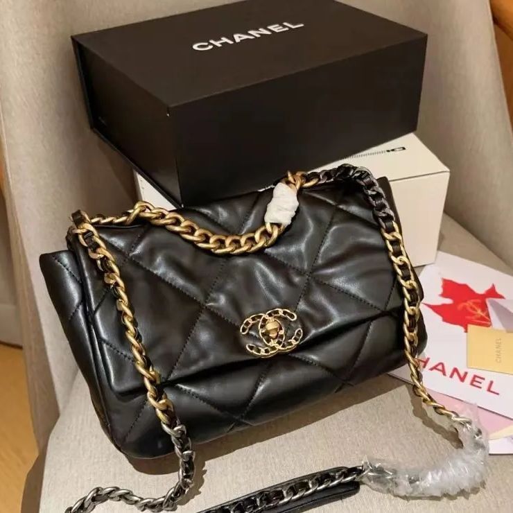 CHANEL シャネル チェーン ショルダー ハンドバッグ ブラック 美品