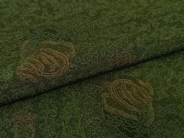 平和屋着物□極上 重要無形文化財 人間国宝 中村勇二郎 獅子天女金剛