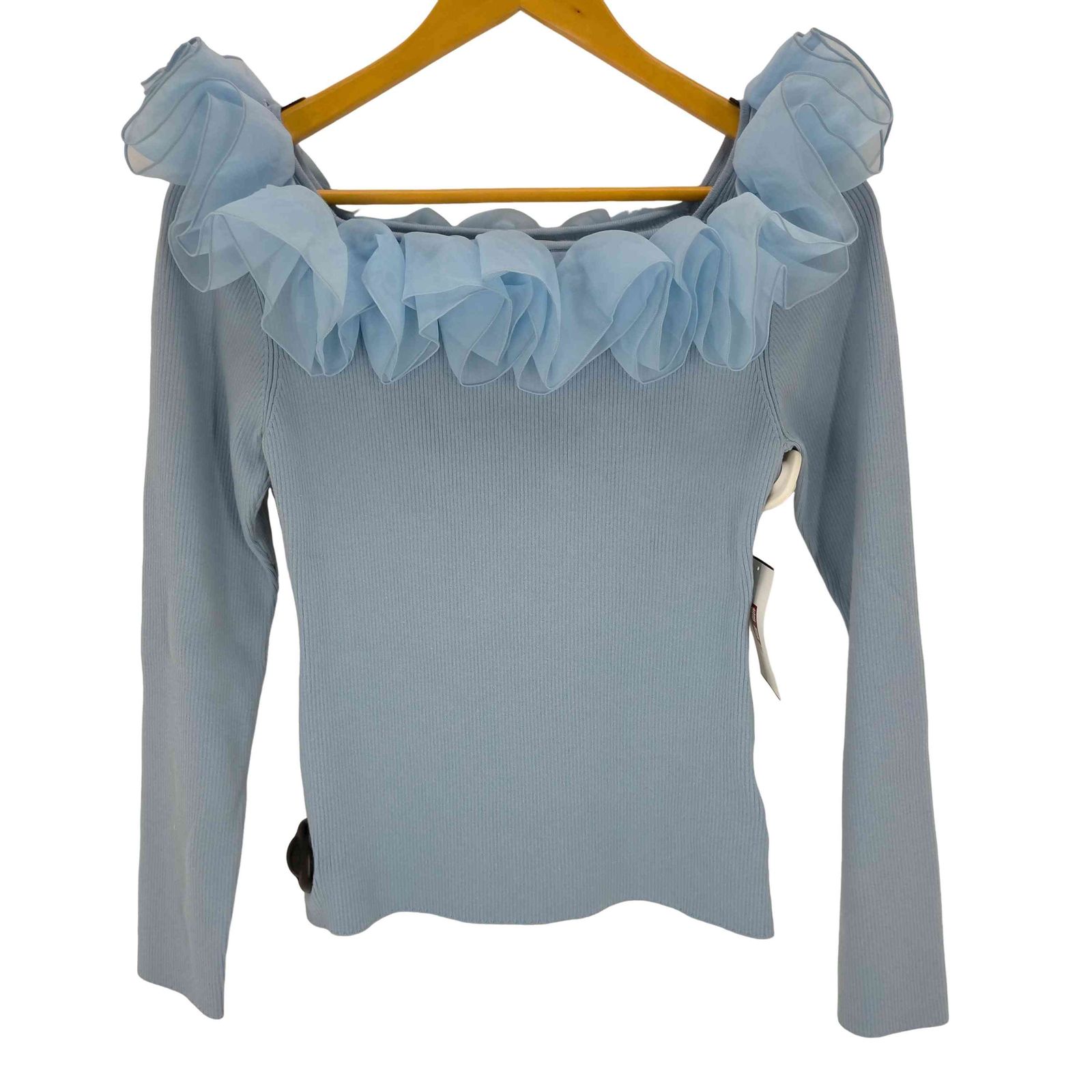 セルフォード CELFORD 2WAYラッフルリブニットトップス レディース ONE SIZE