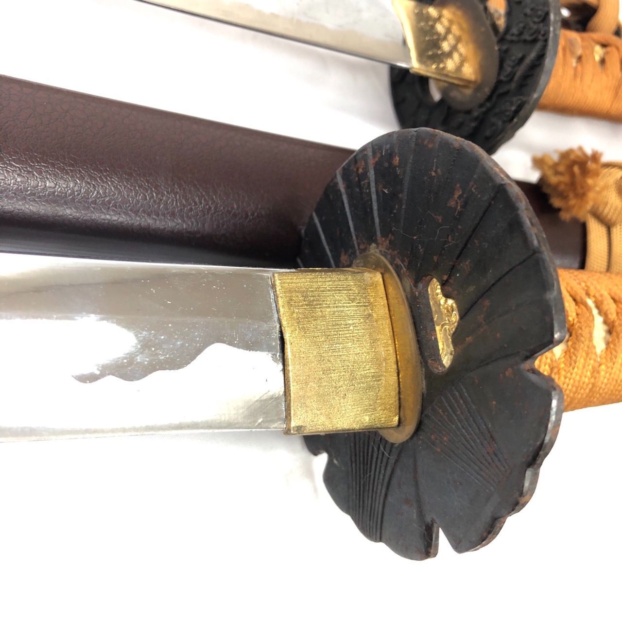 審判者　刀装具　日本刀　模造刀 居合刀 武士道 装飾用 手鍛造打 鋼刀 指揮刀 軍サーベル】95式軍刀 武具 刀装具 日本刀 模造刀 居合刀 武士道