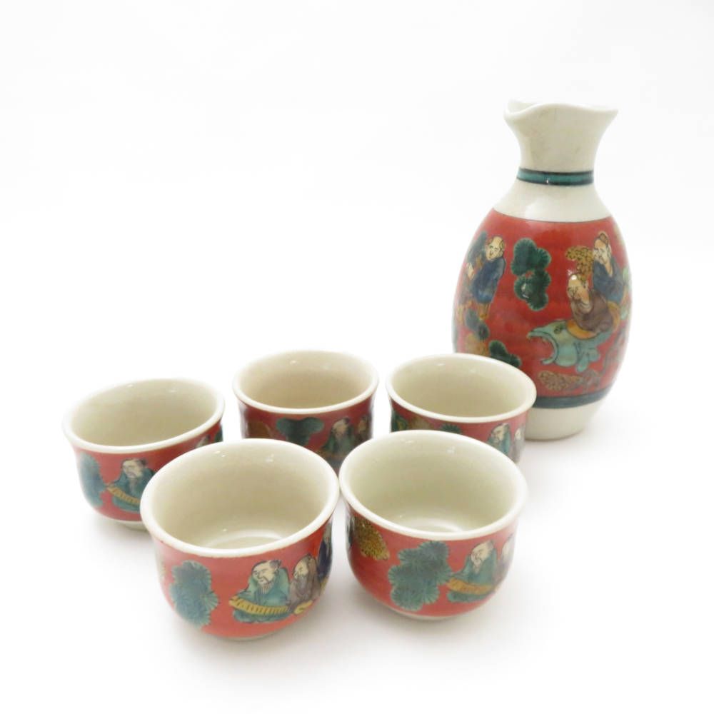 九谷焼 木米 酒器揃